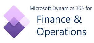Microsoft Dynamics 365 for Finance & Operations logo.