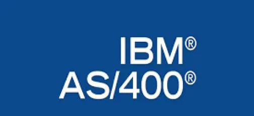 IBM AS/400 logo.