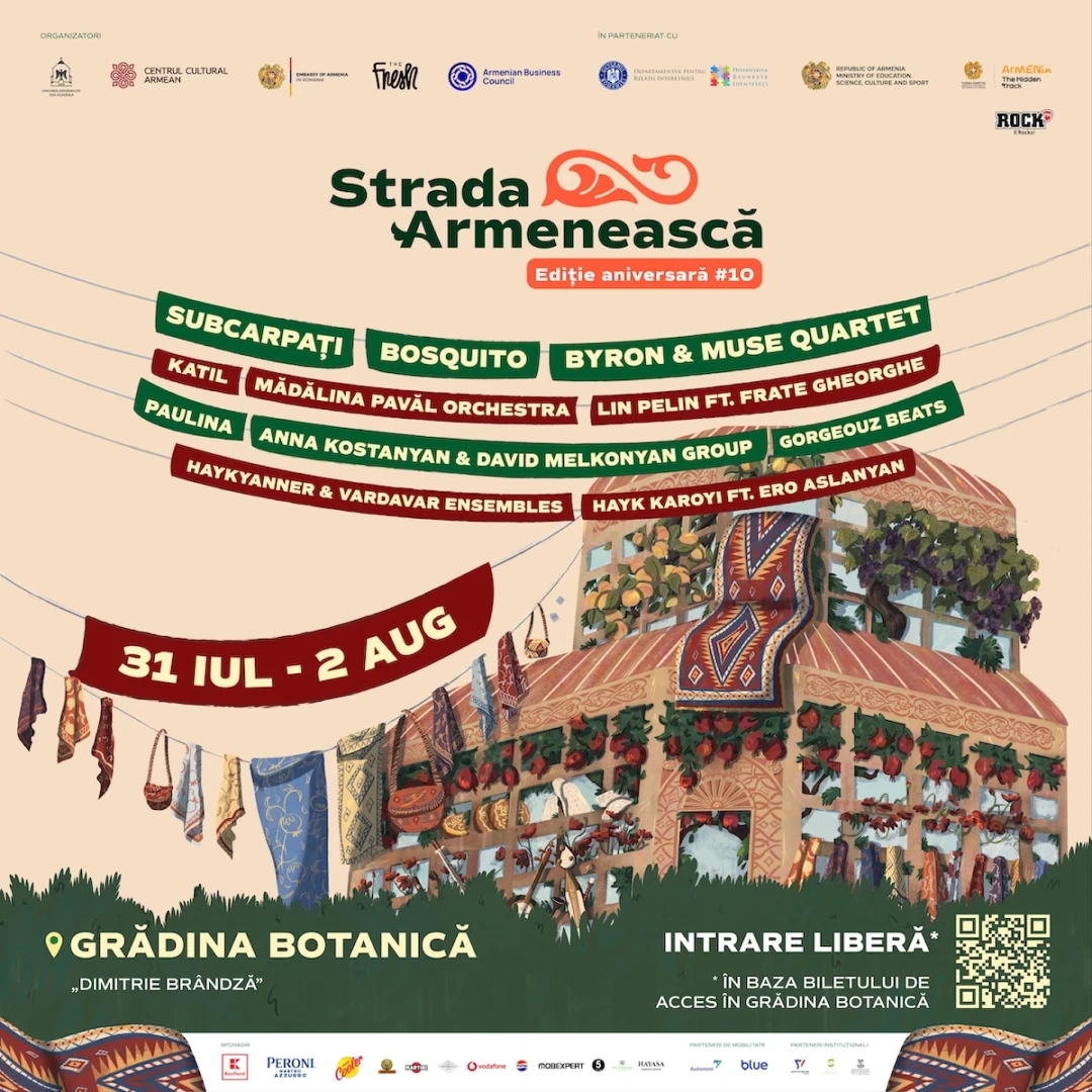 Armenia prin artă, dialog și patrimoniu, între 31 iulie și 2 august
