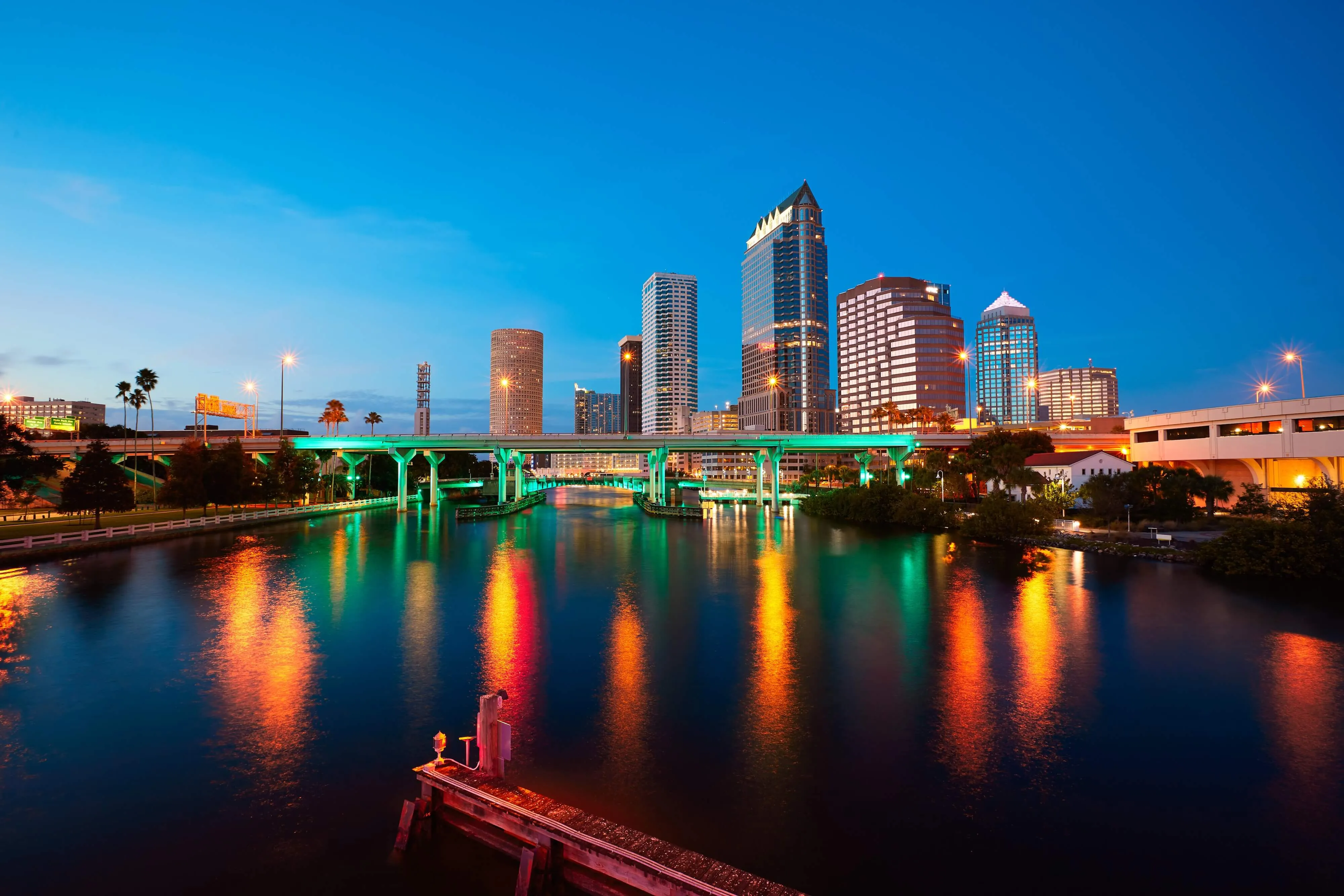 Tampa cityscape and waterfront reflecting FBDC's commercial lending presence in Tampa, Florida