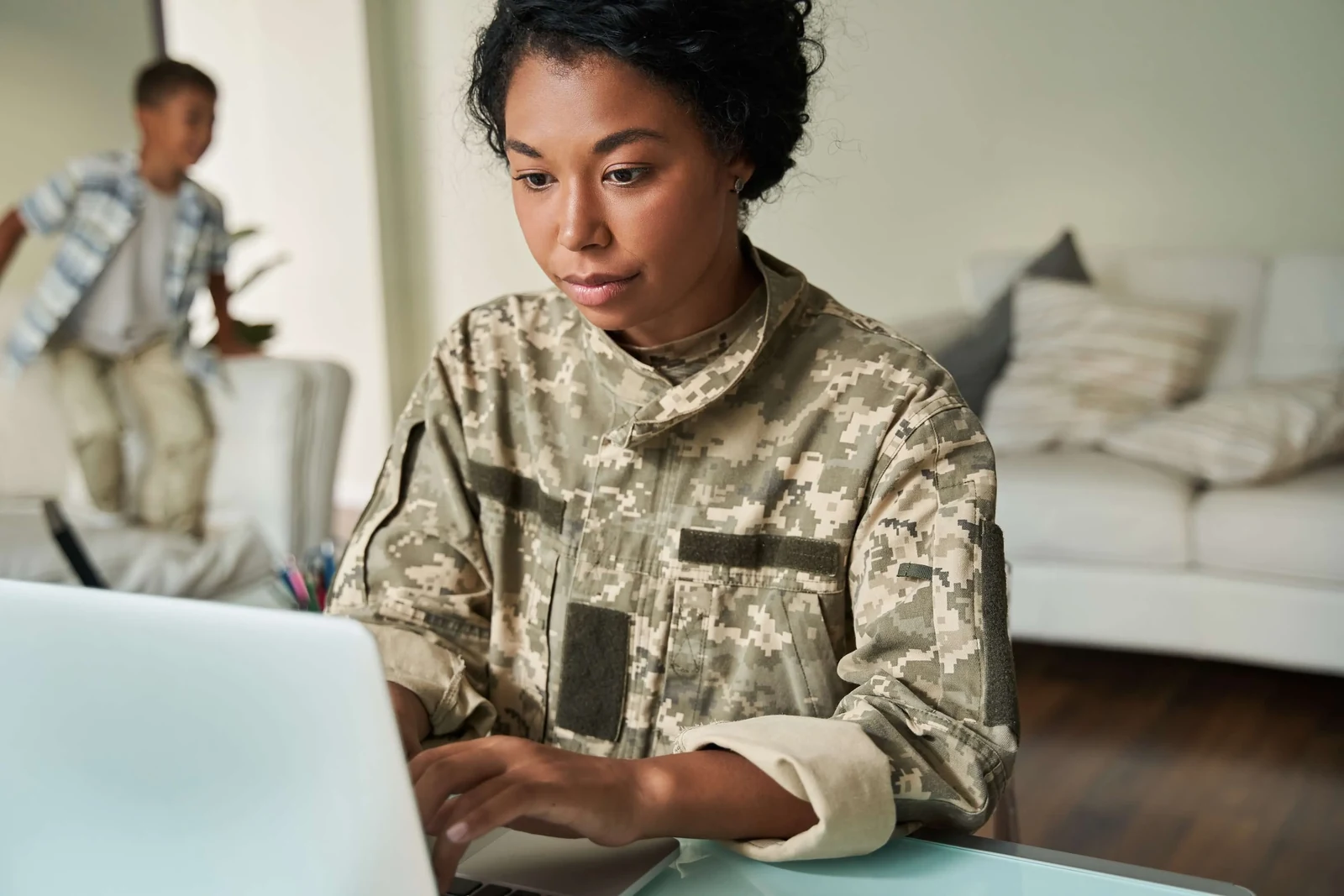Veteran small business owner reviewing SBA 504 VetLoan Advantage Plus financing options