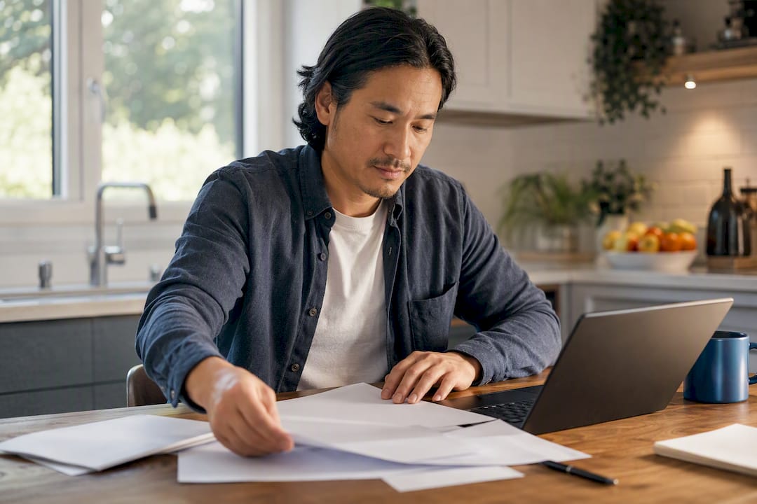 Owner handling tax forms for deductions