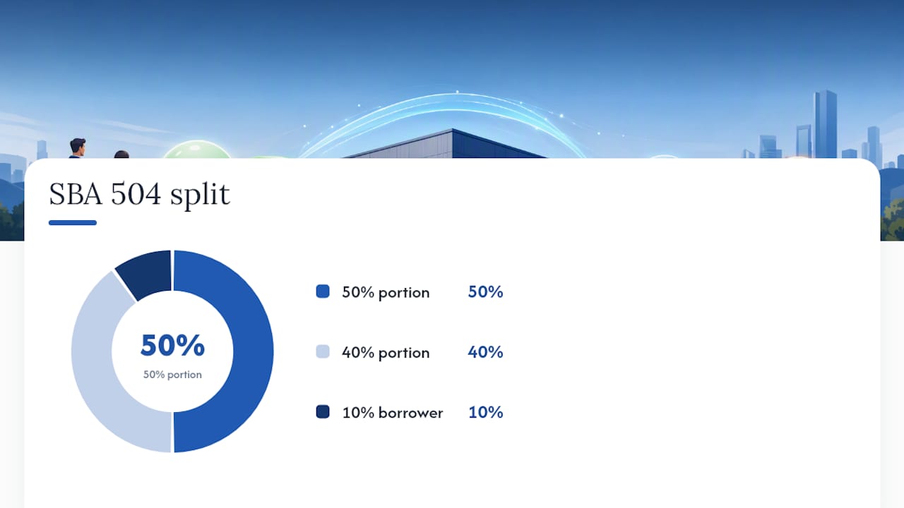 Why an SBA 504 Specialist Matters for Your Down Payment — overview diagram