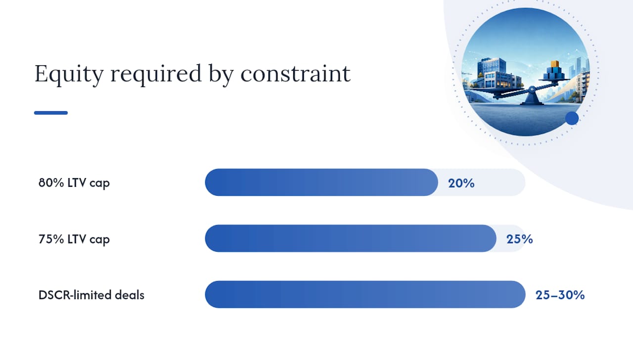 How LTV and DSCR affect down payments
