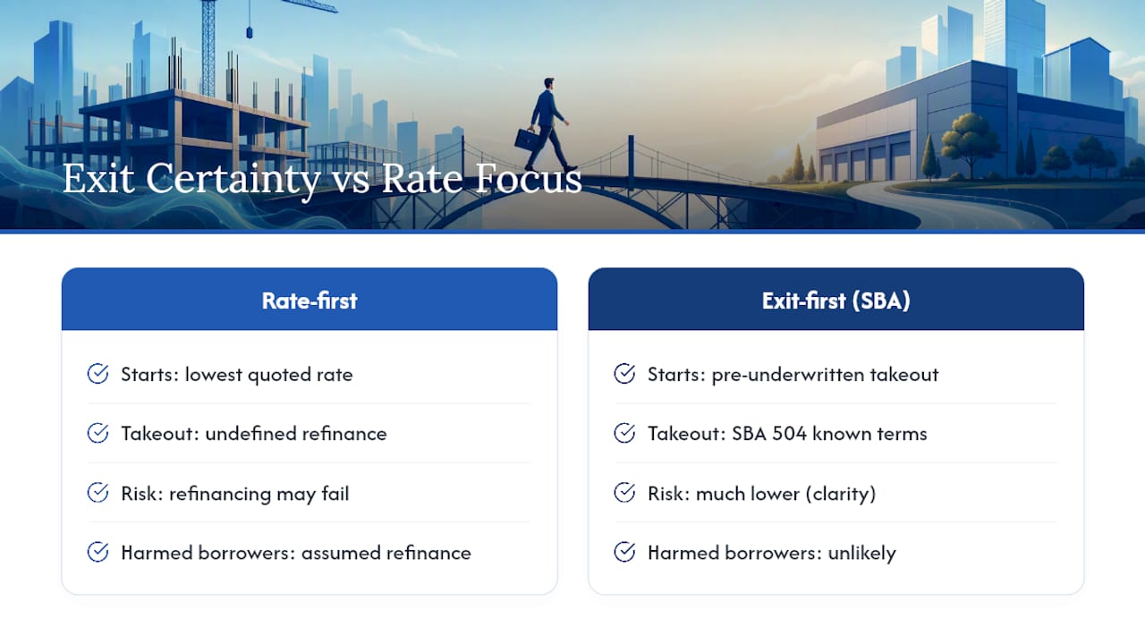 Why the Exit Plan Matters More Than the Rate — overview diagram