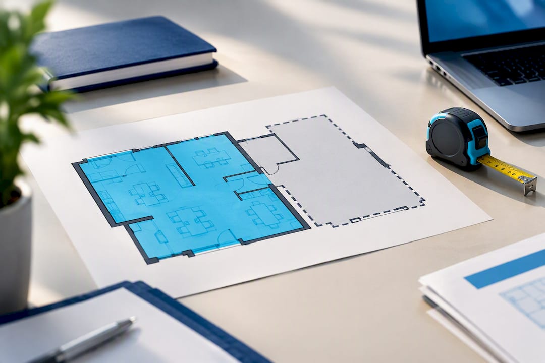 Illustration of occupancy area documentation