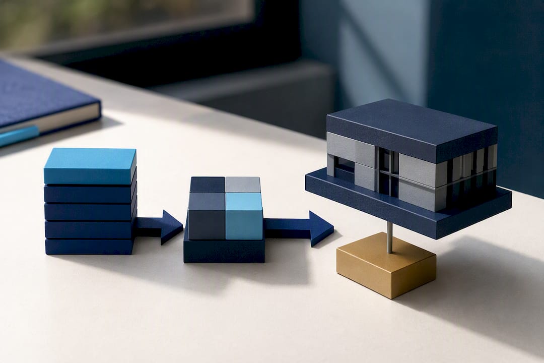 Illustration of construction loan payment transition