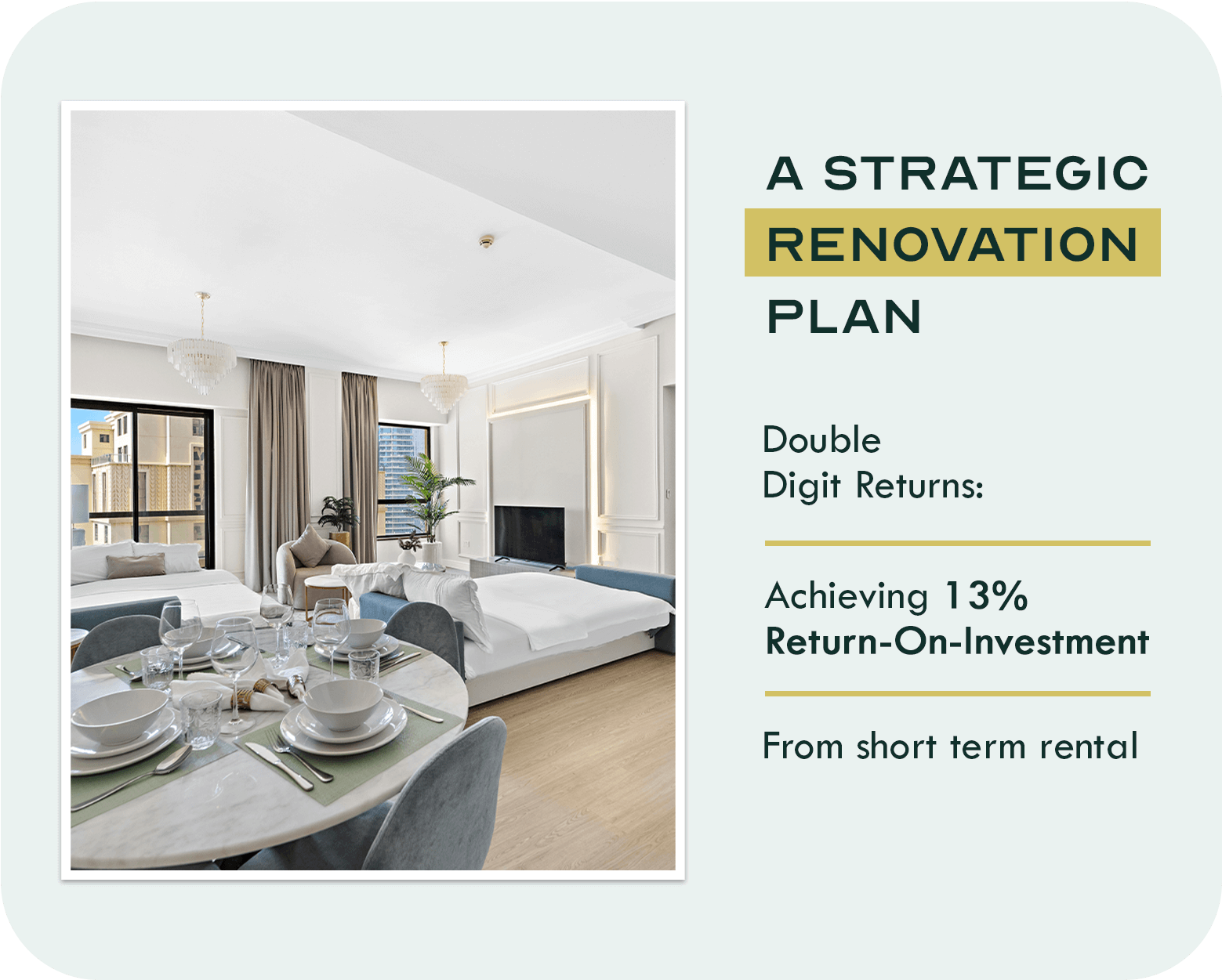 First Class investment photograph