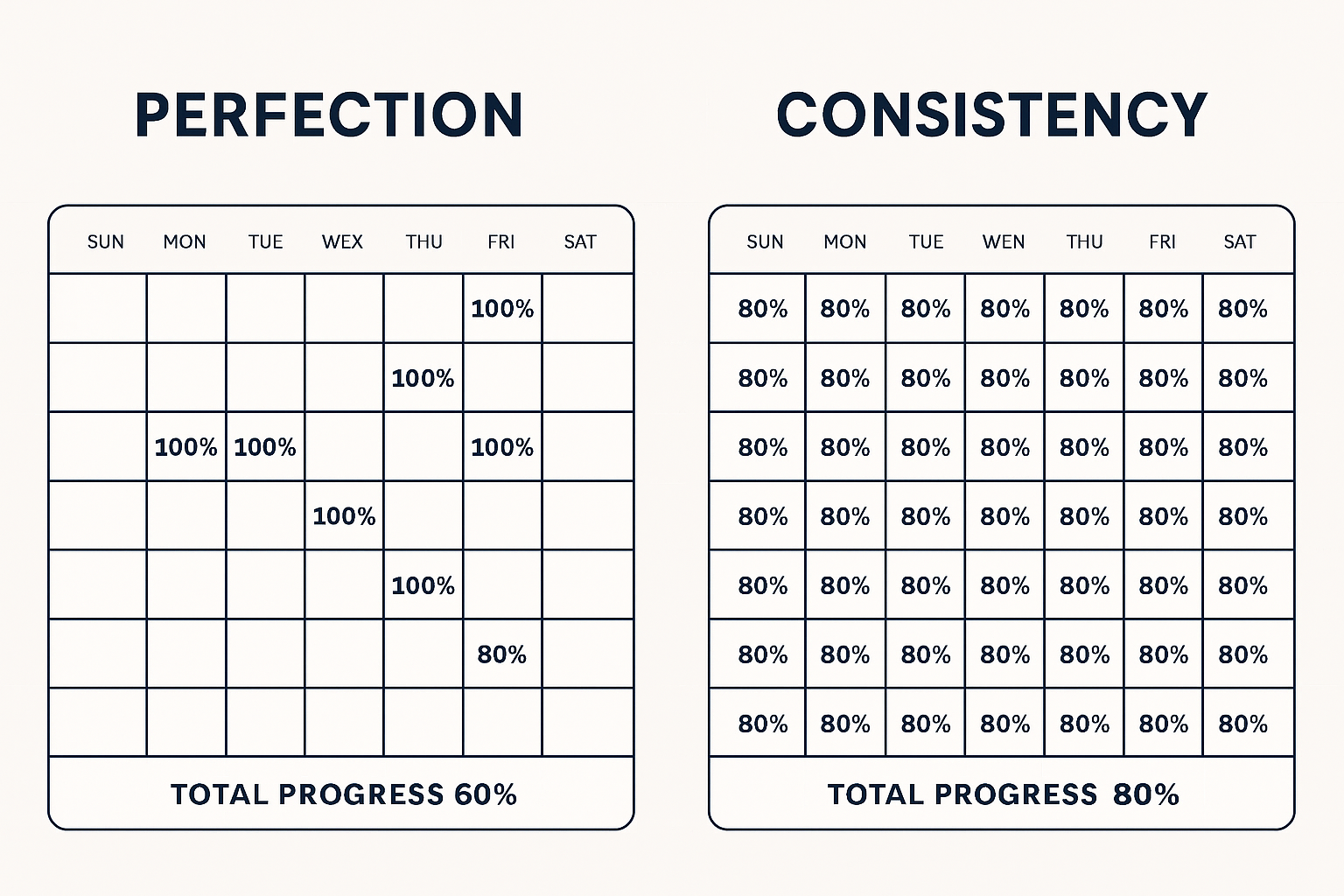 The Power of Consistency Over Perfection