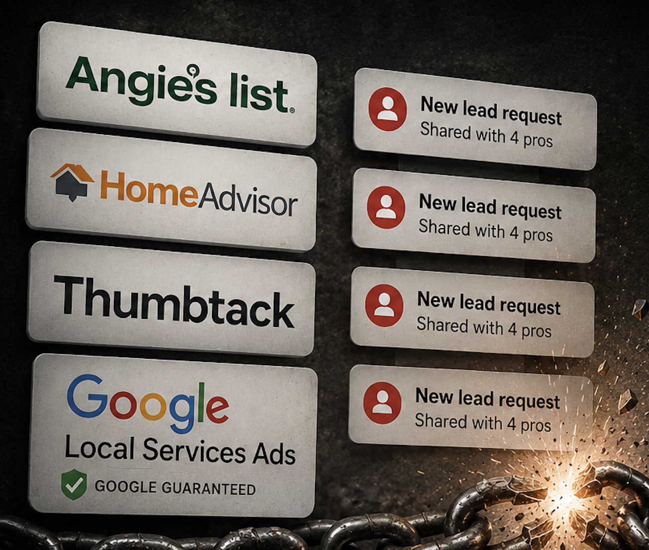 Why Home Service Companies Are Ditching Angie's List, HomeAdvisor, and Thumbtack