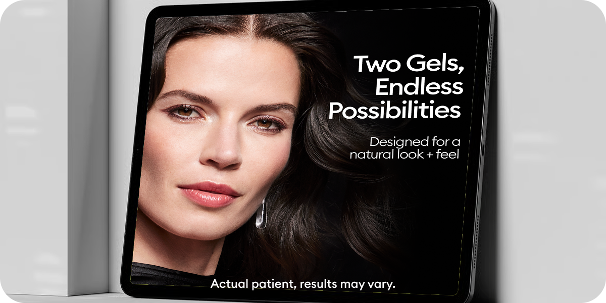 Two Gels, Endless Possibilities. Woman posing.