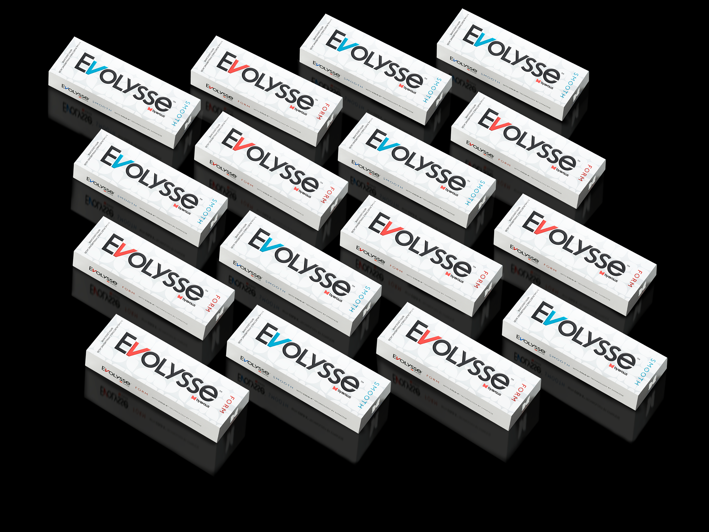 Evolysse product boxes