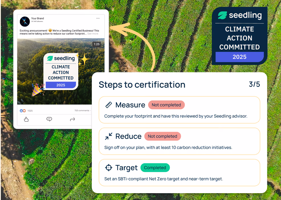Certify UI in the Seedling platform