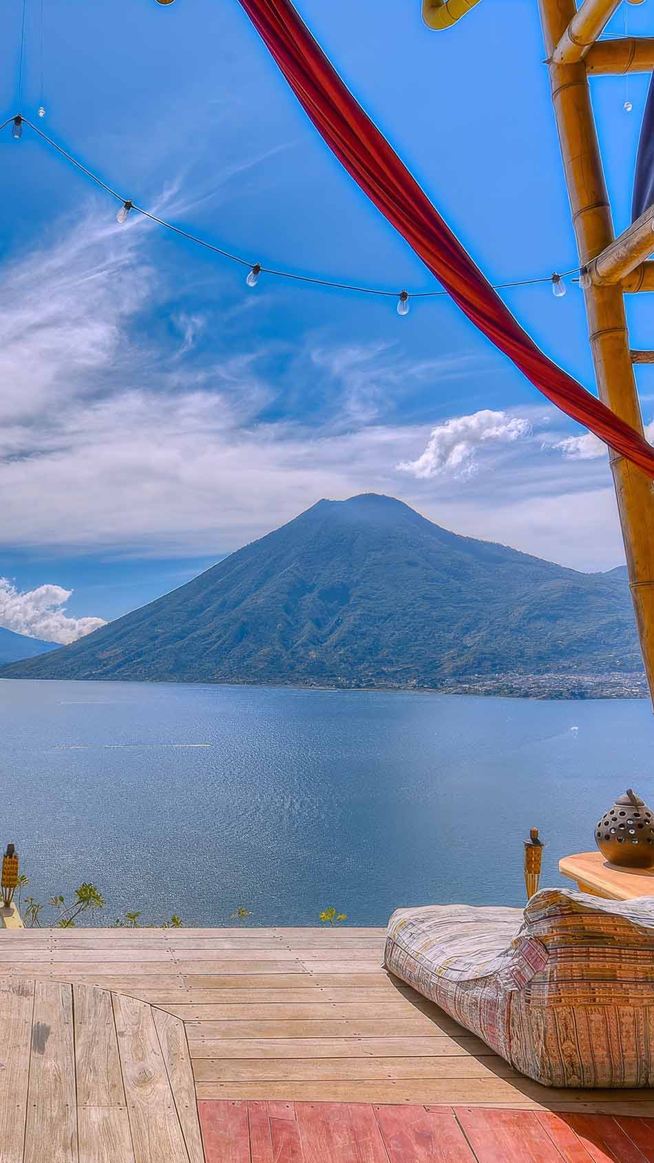 volcano view close to lake atitlan