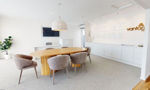 Vantage Building Group display home office welcoming guests and buyers looking to build on the sunshine coast