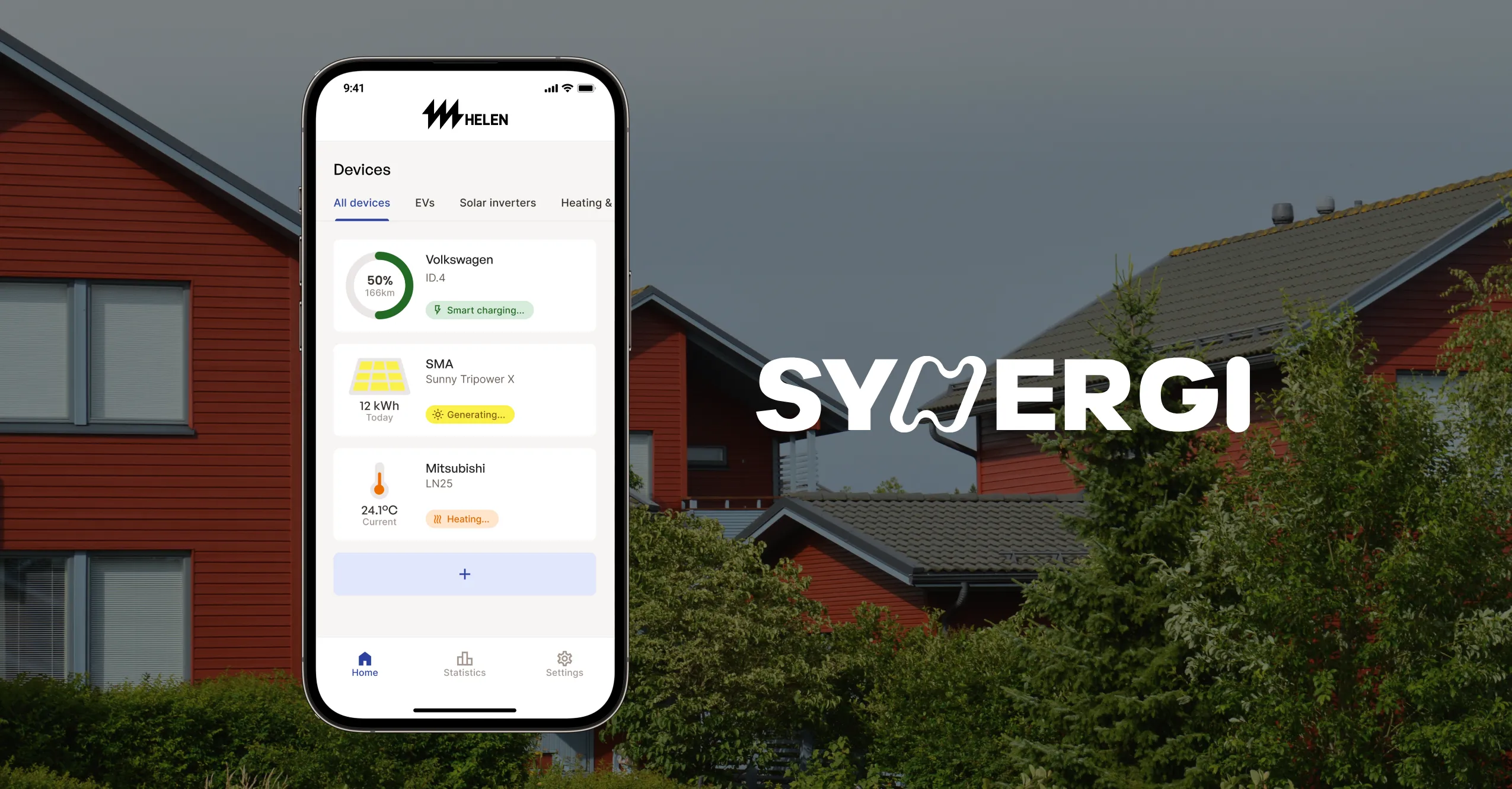 Synergi app for Helen customers