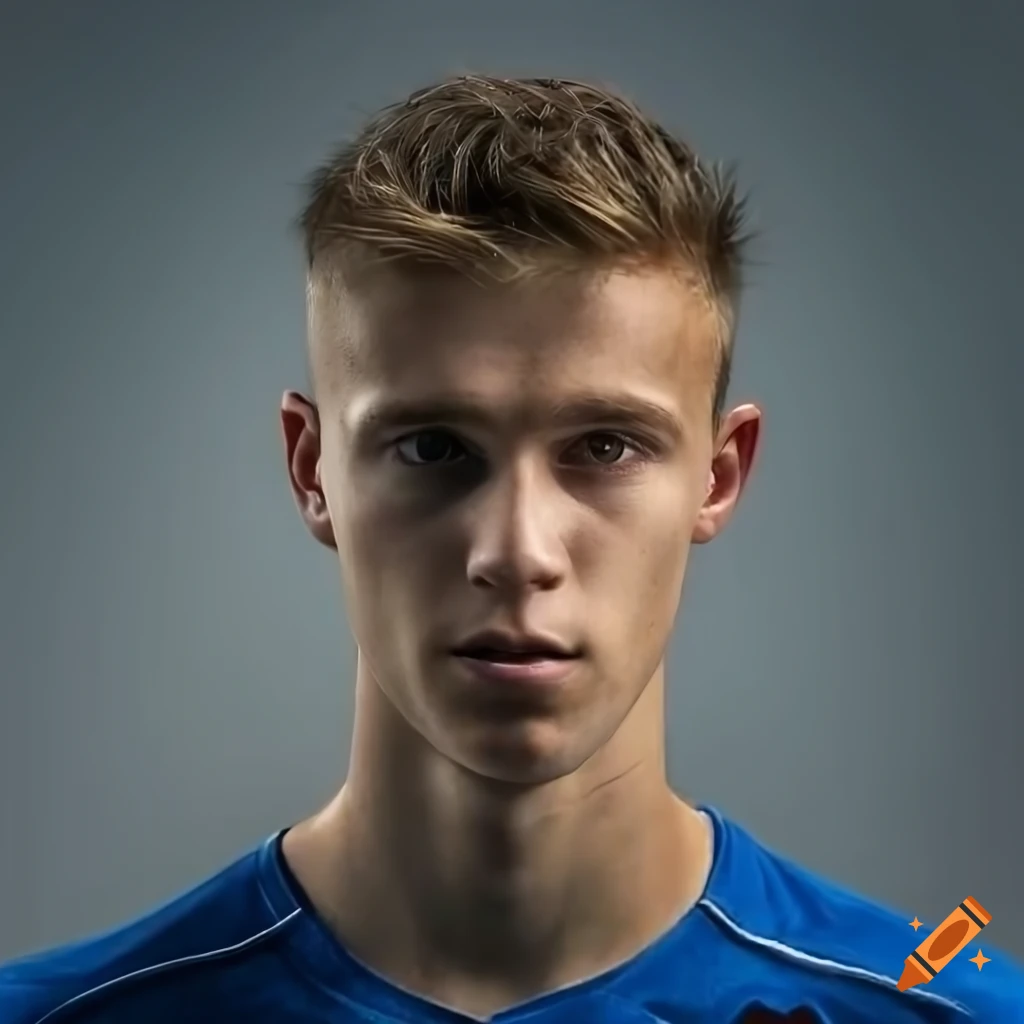 Headshot of a football player.