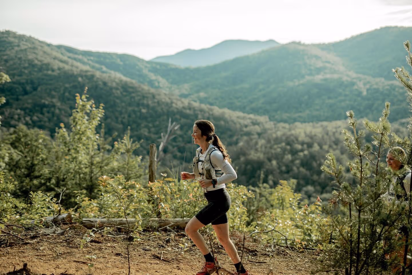 Remote running coach Abby of Wild Dog Athletics competes in an ultramarthon.