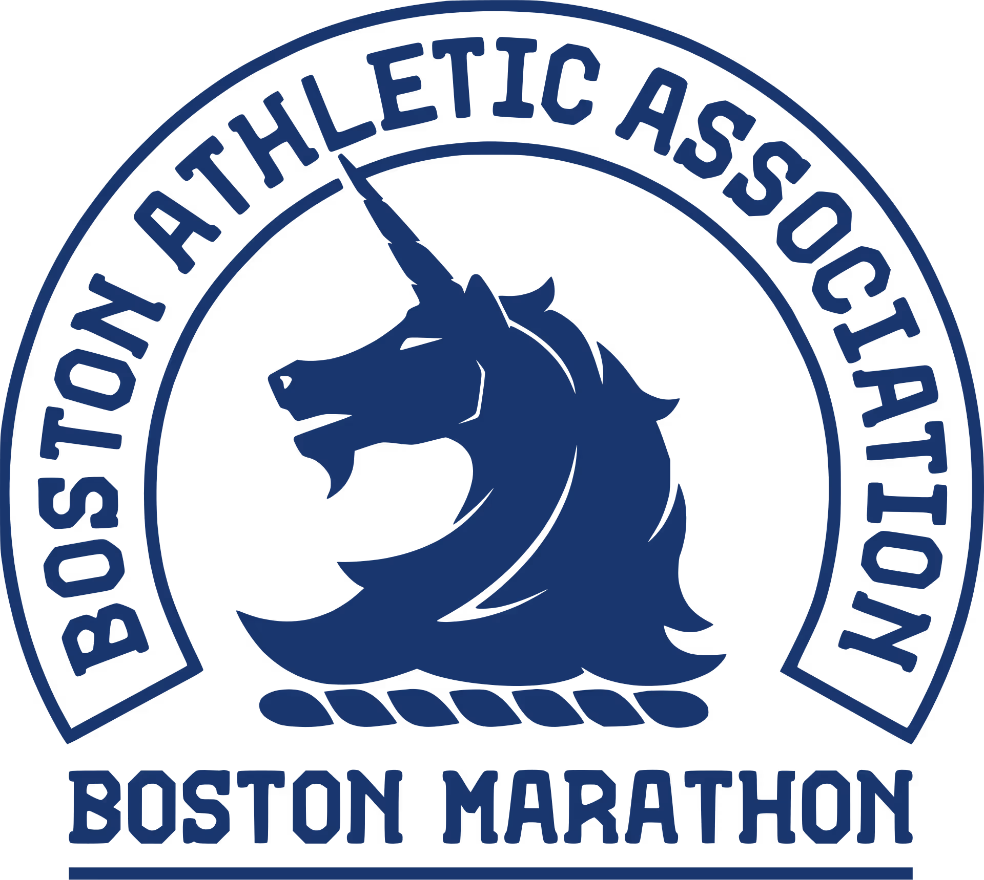 Boston Marathon logo.