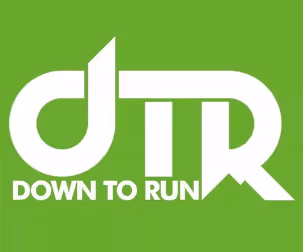 Down to Run logo.