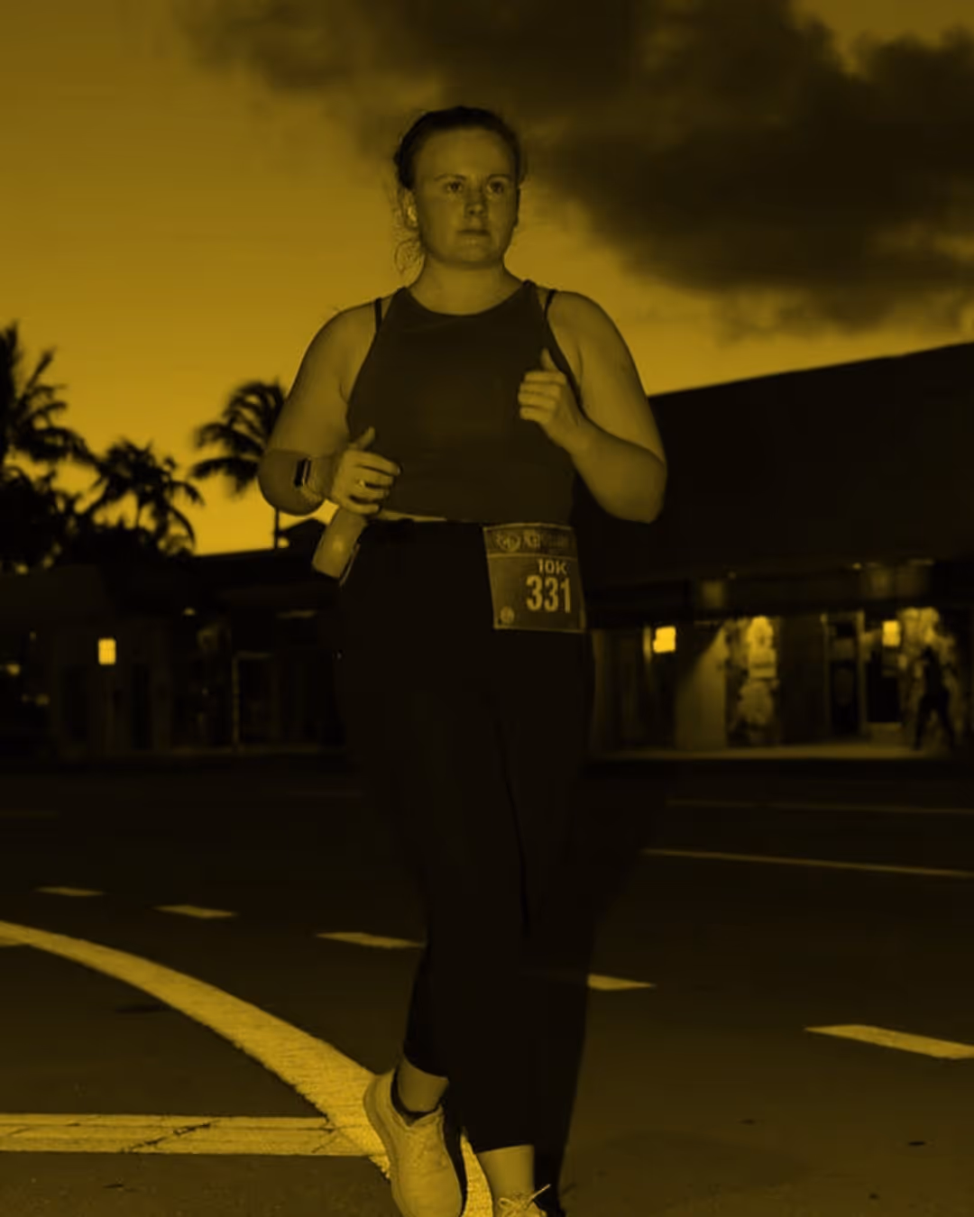 Wild Dog Athletics endurance running client running in a marathon.