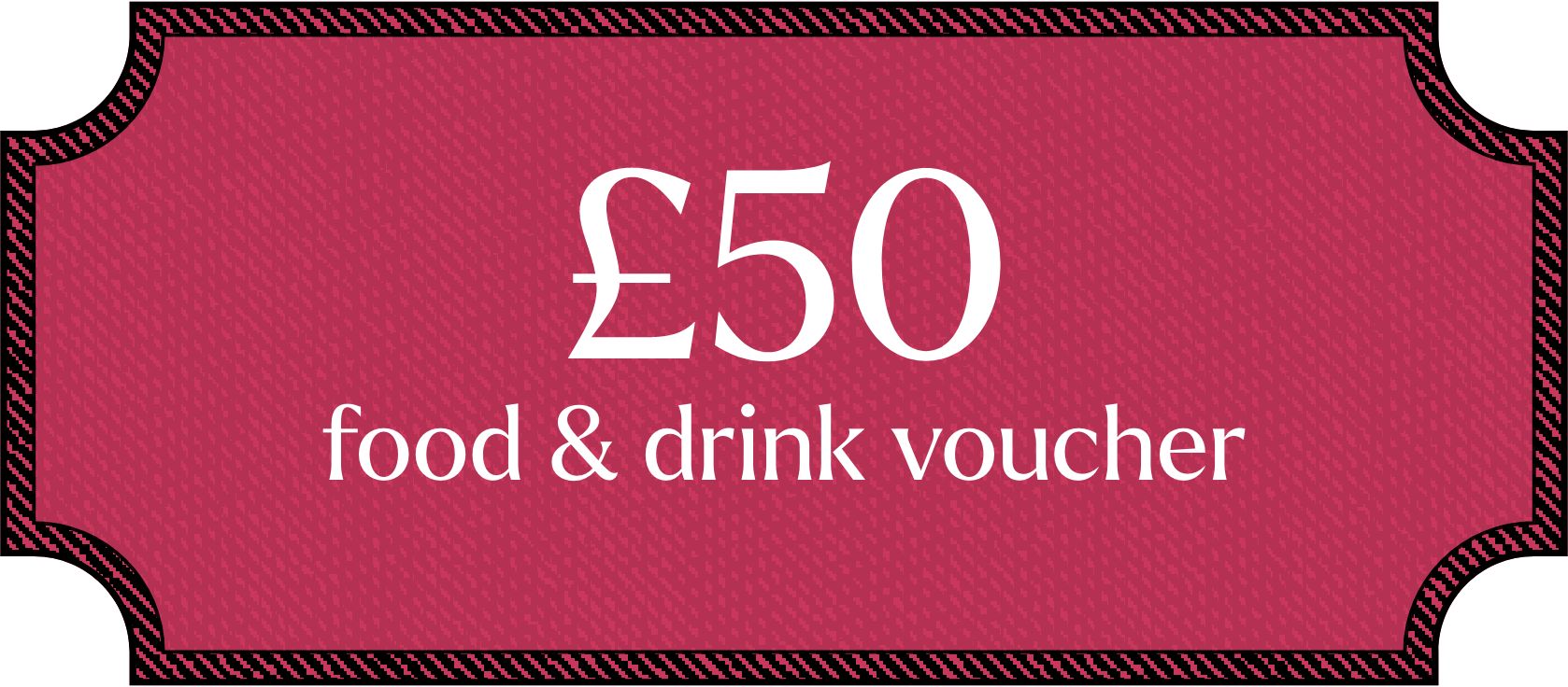 £50 food & drink voucher