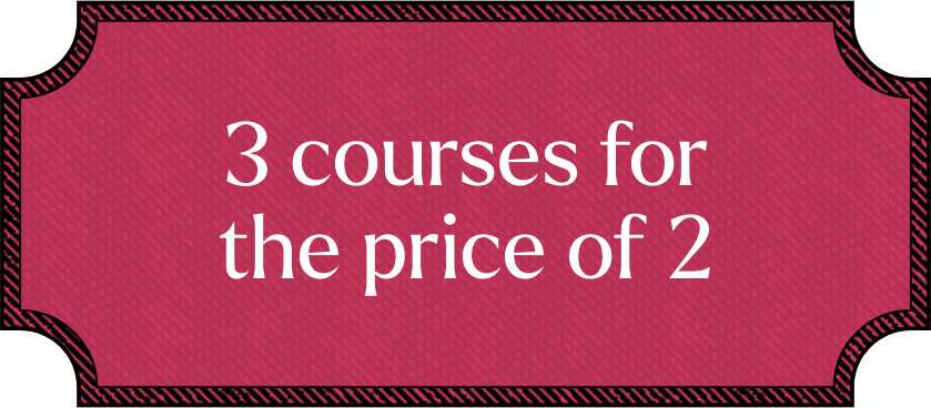 Book 3 courses, pay for 2