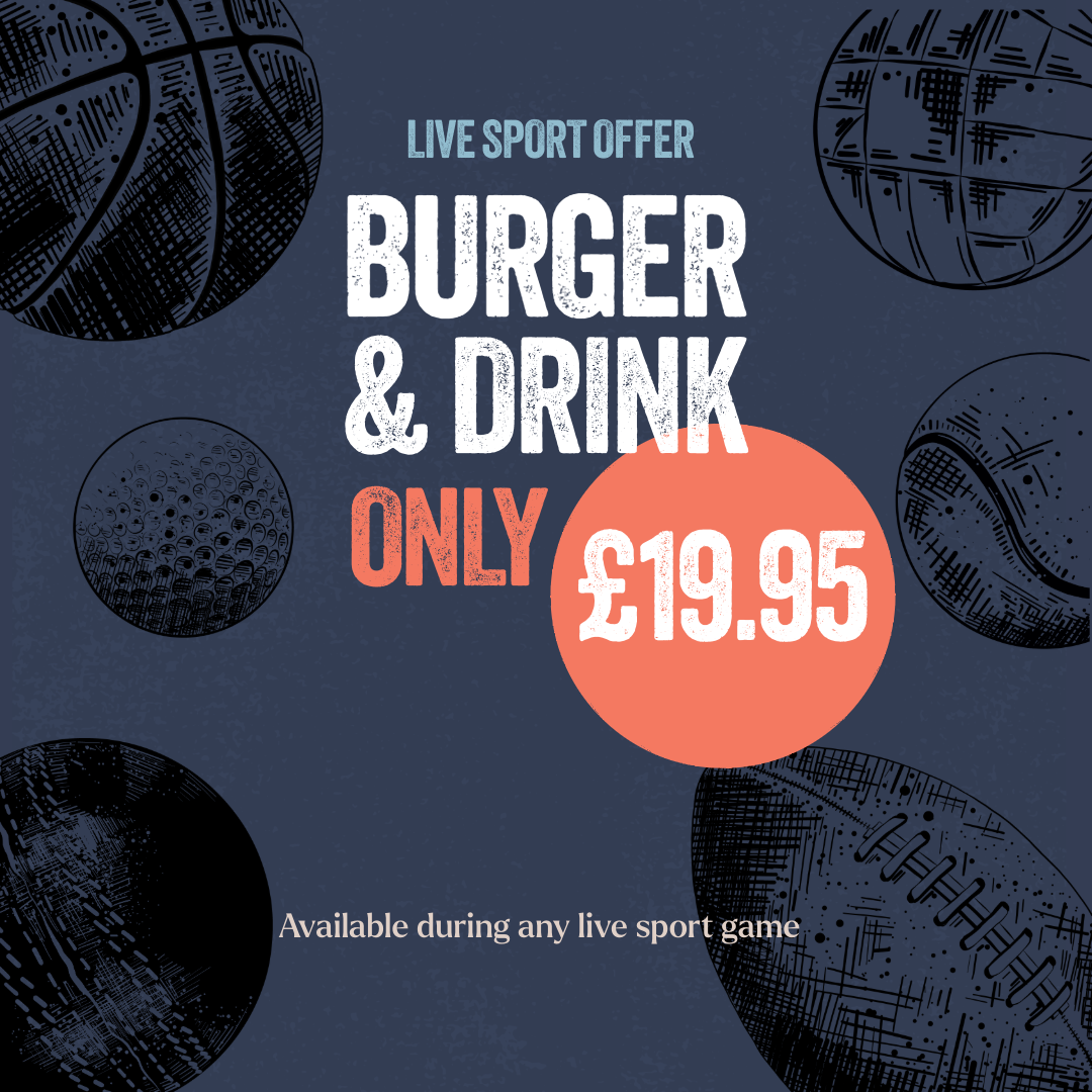 Burger & Drink Match Day Special