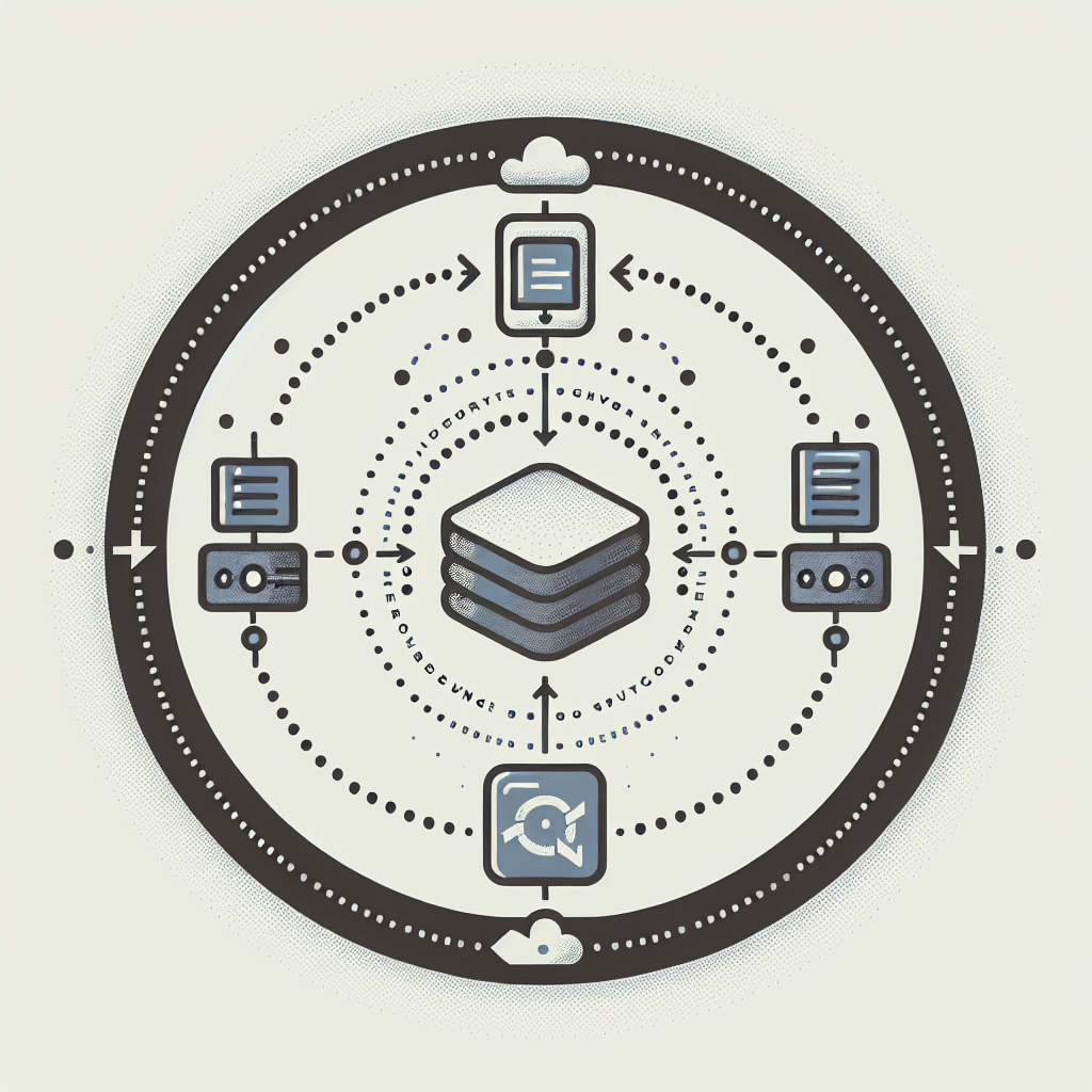 Two data paths from a device icon and a stacked server icon converging through a funnel shape into one circular outcome counter.