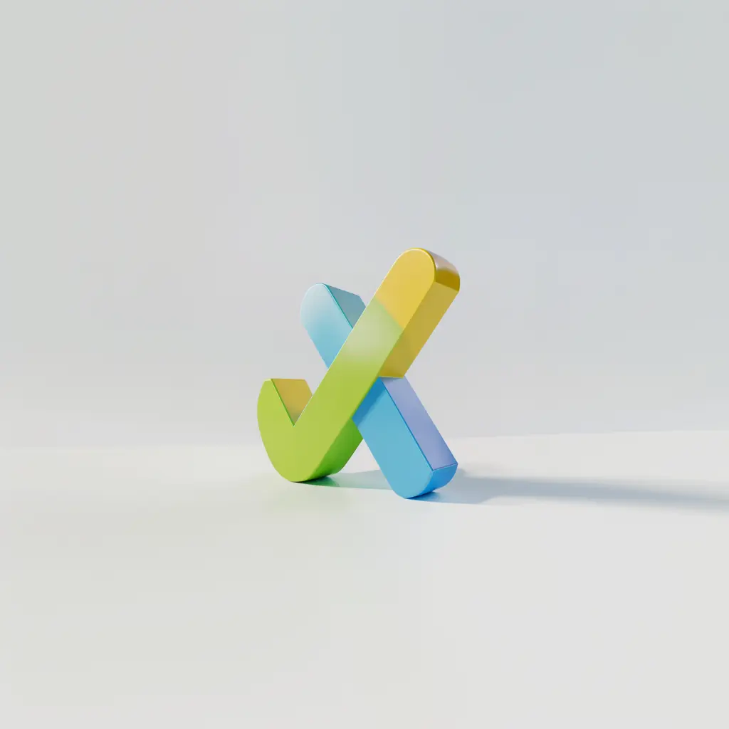 Tick and cross merge