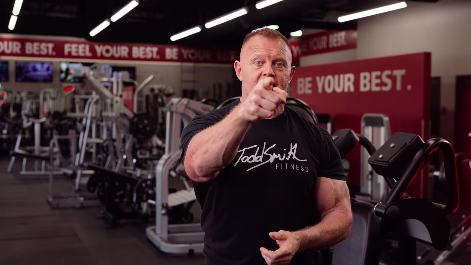 Todd Smith at the gym in Omaha