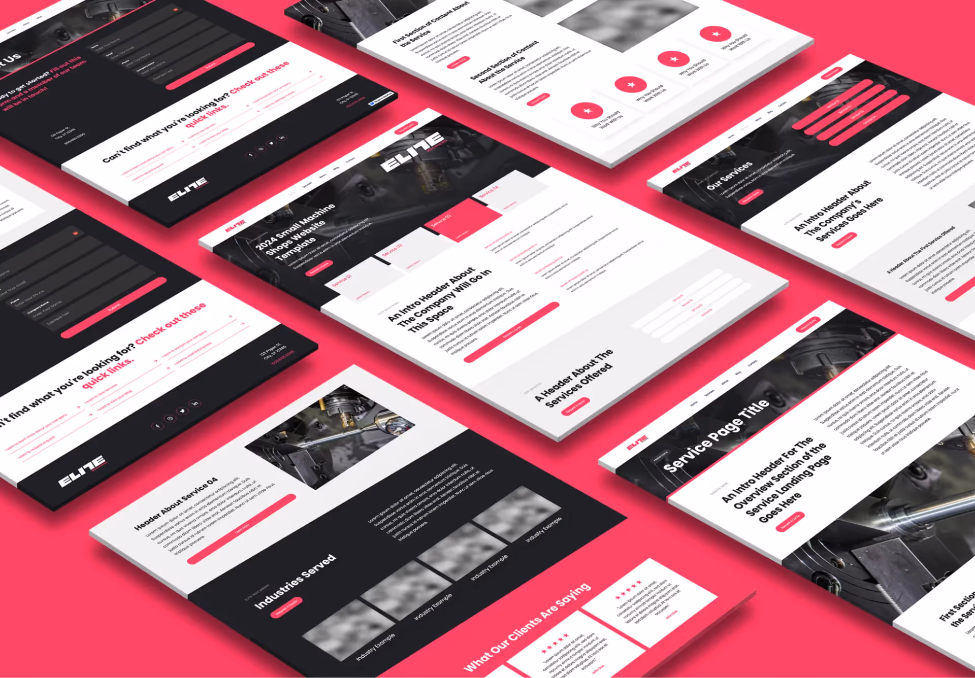 Website Design Mockups