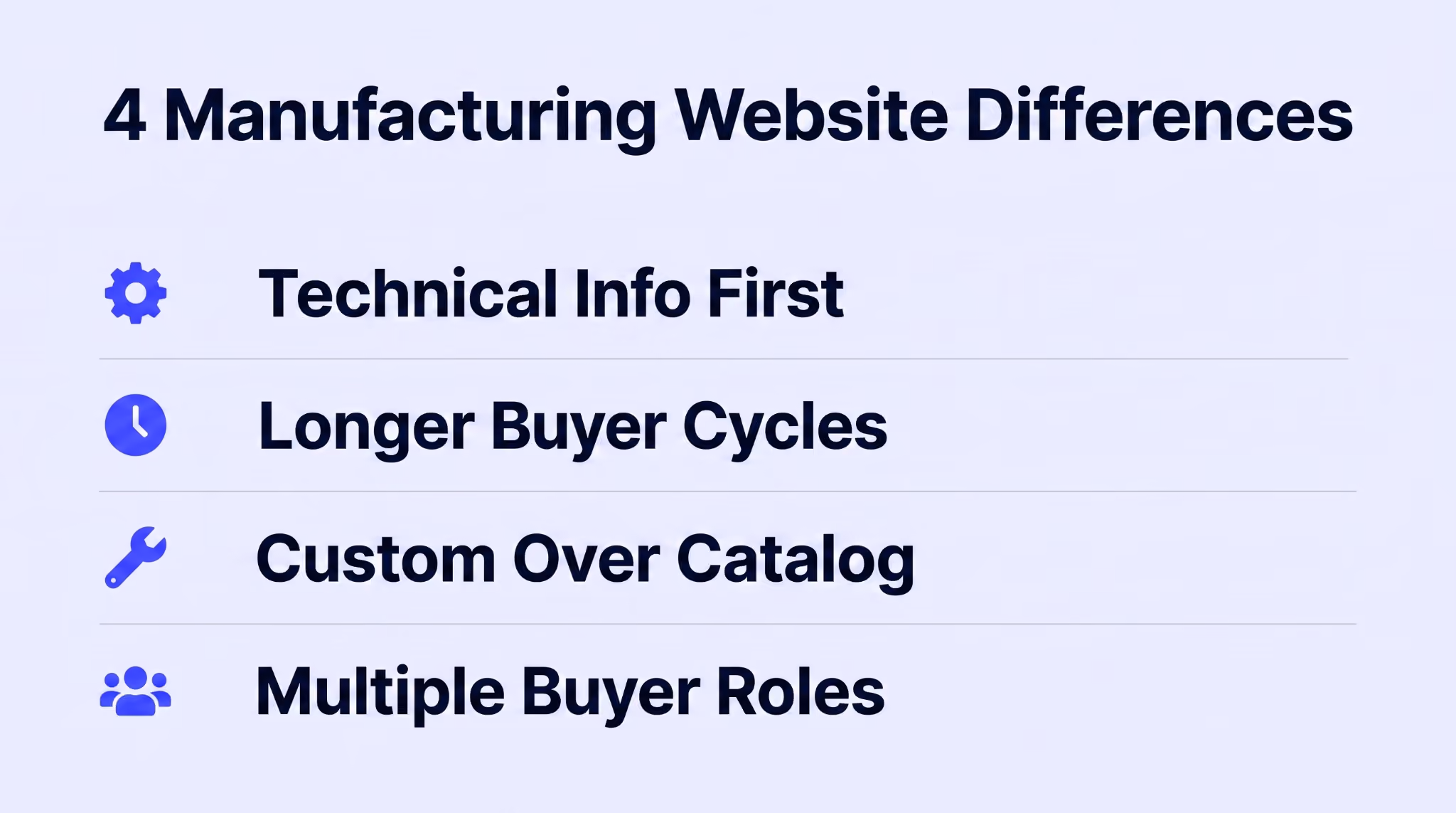 Manufacturing Website Design Guide - 4 Differences