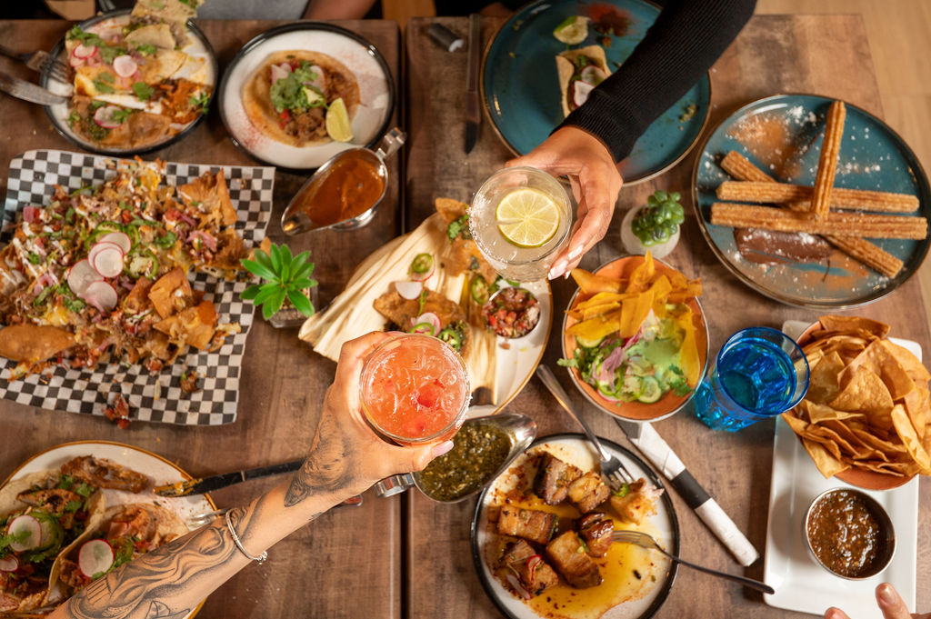 Top and bottom business cards for Margarita's Mexican Fusion Restaurant