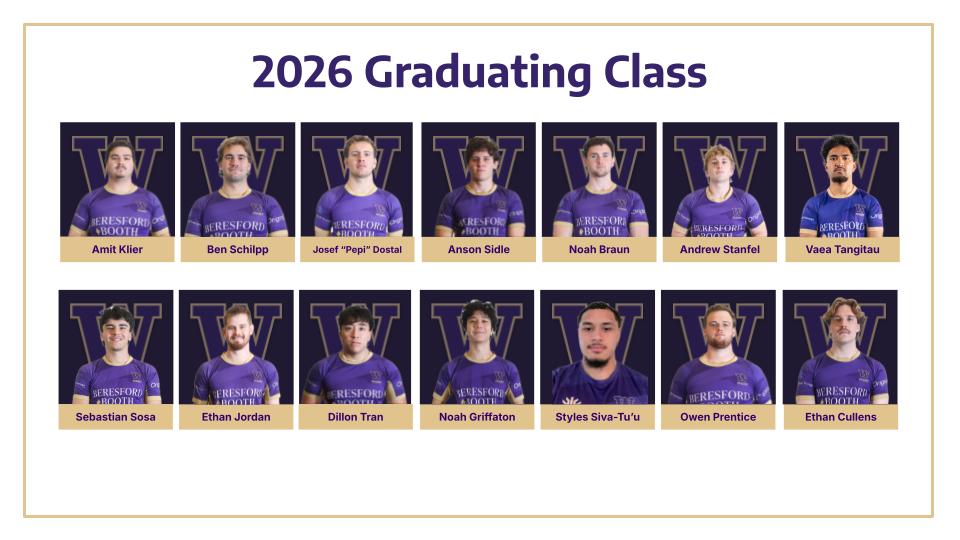 Thank You to Our 2026 Seniors