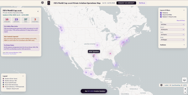 An Animated Image of the World-Cup Map