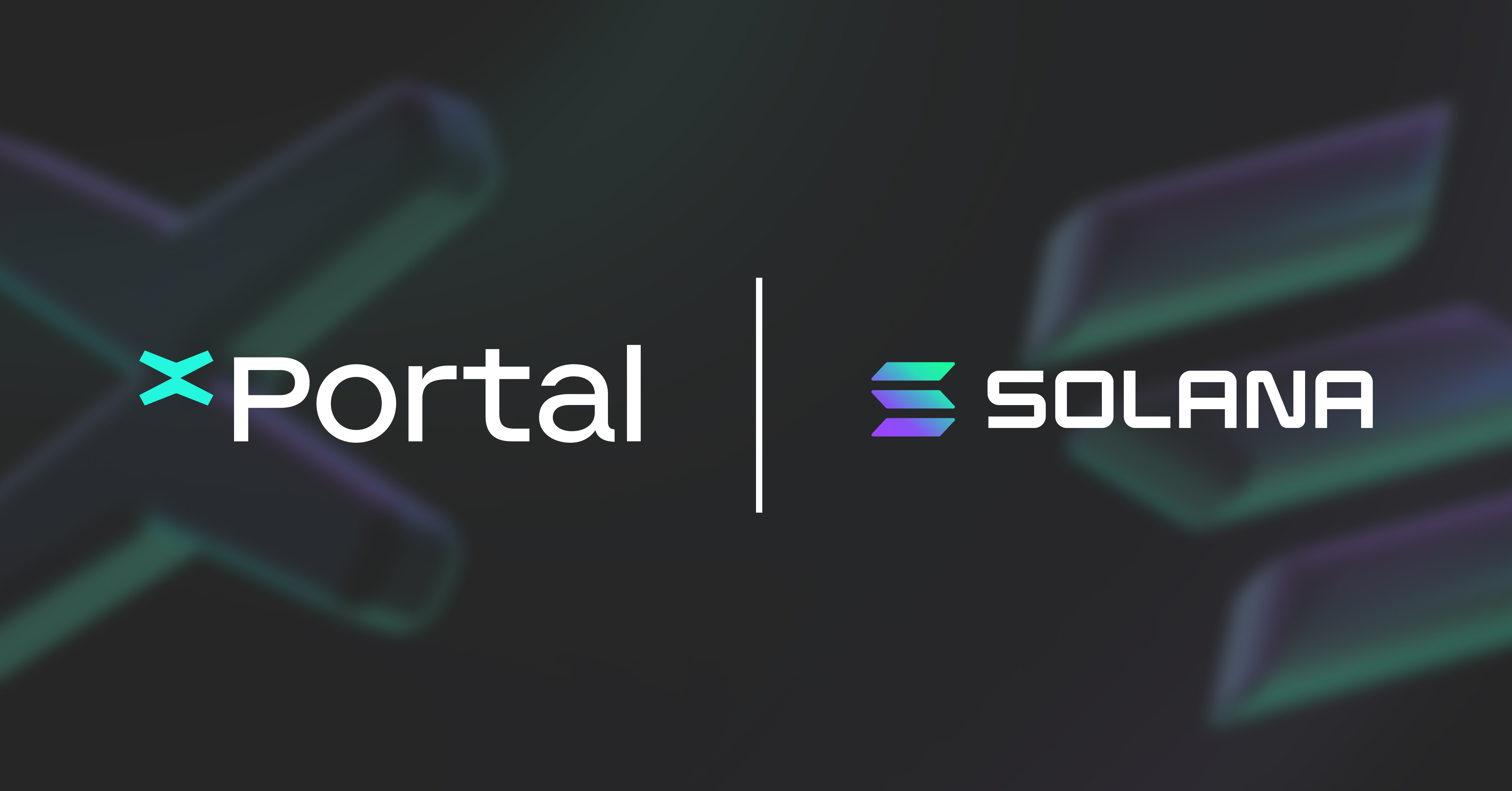 xPortal and Solana logos over a dark background