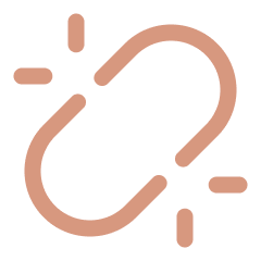 Icon of a broken chain link symbolizing unlink or disconnect.