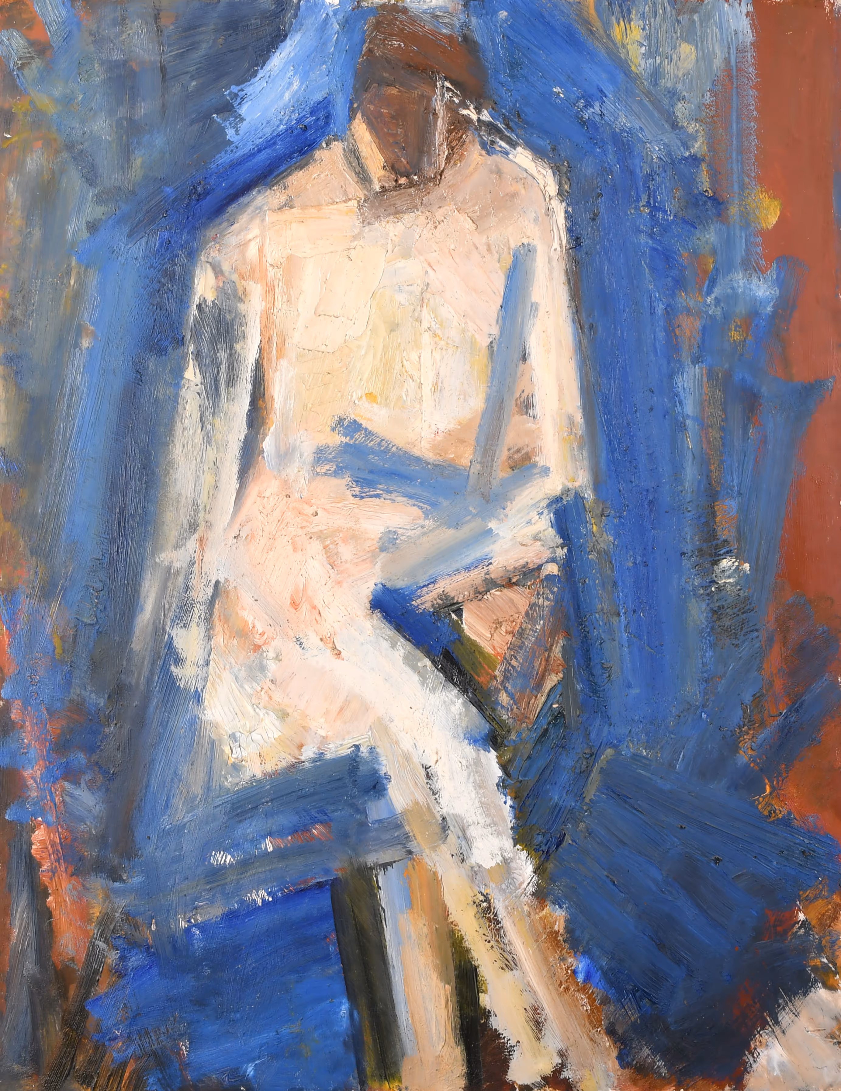 Lot 273. Karl Weschke. "Seated Figure, 1957". £6000-£8000