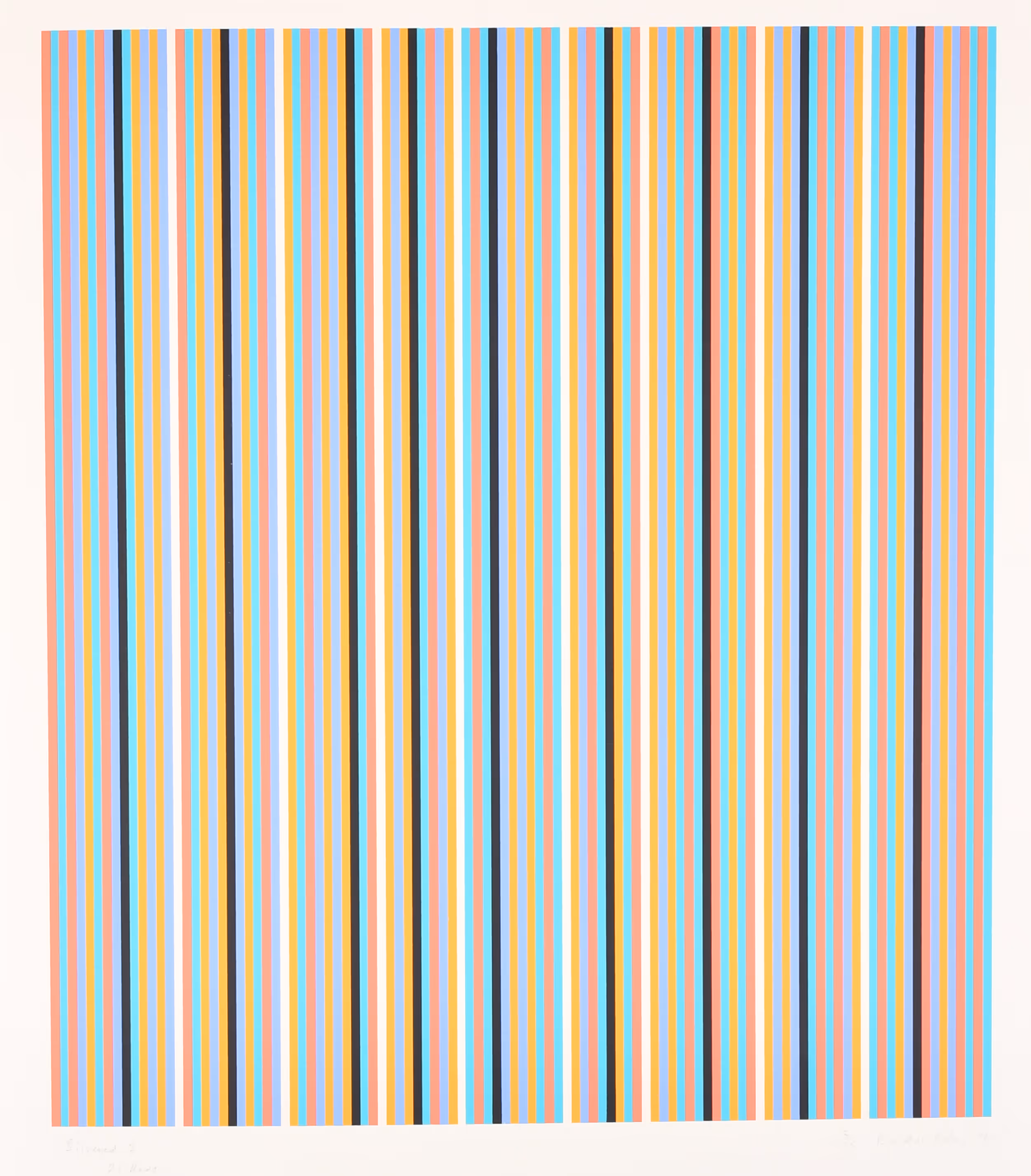 Lot 133: Bridget Riley, "Silvered 2"