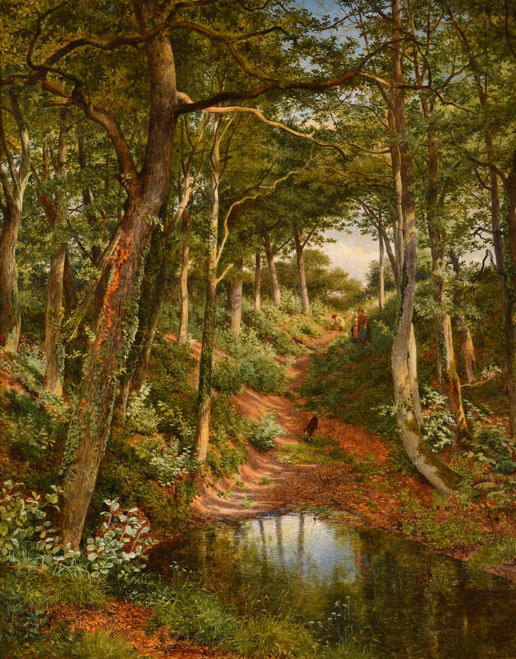 Benjamin Williams Leader. 'Glade at Whittington'. Estimate £3000-£4000