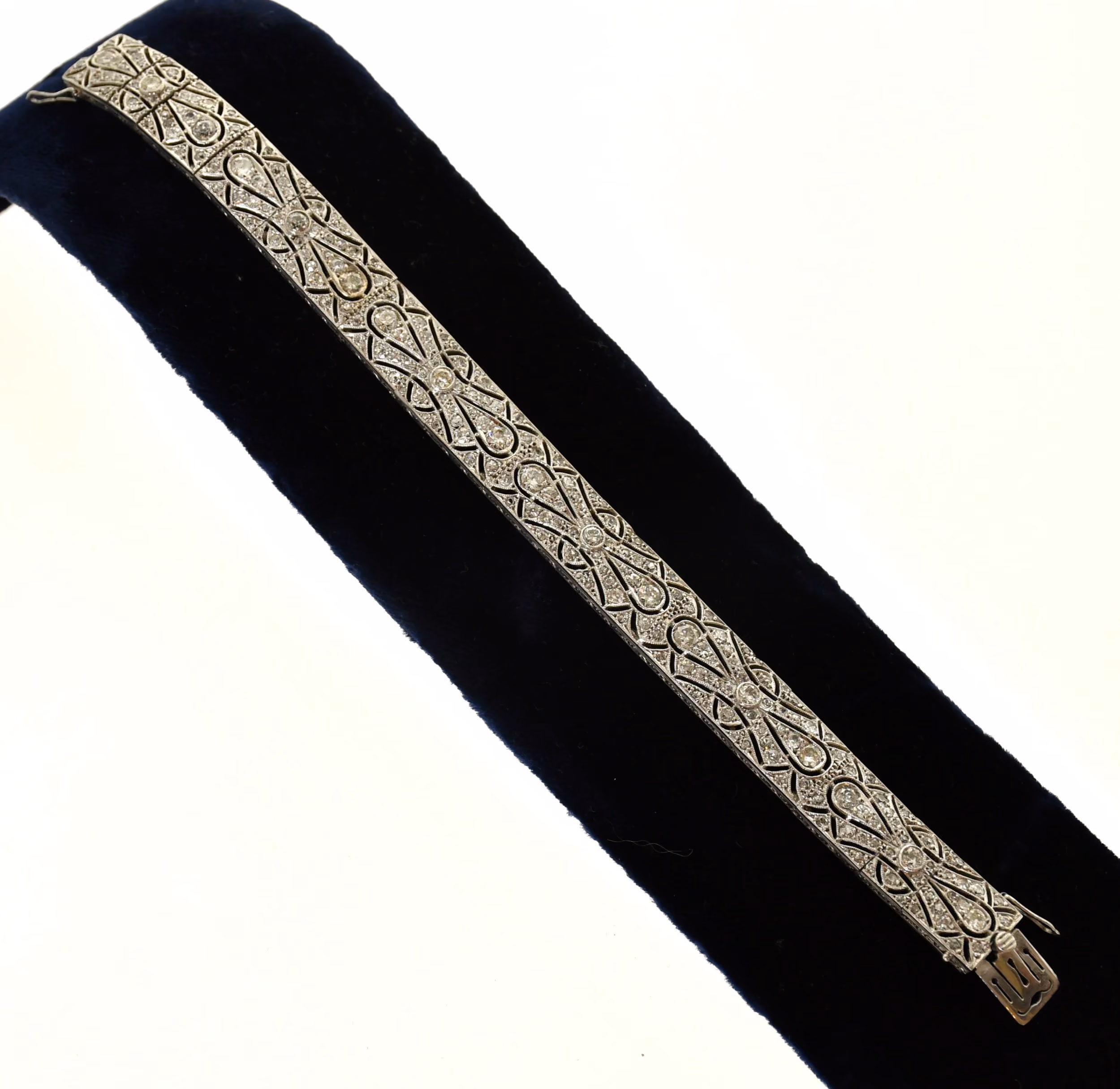 A Belle Epoque Diamond Line Bracelet, circa 1910. Estimate: £7000-£9000