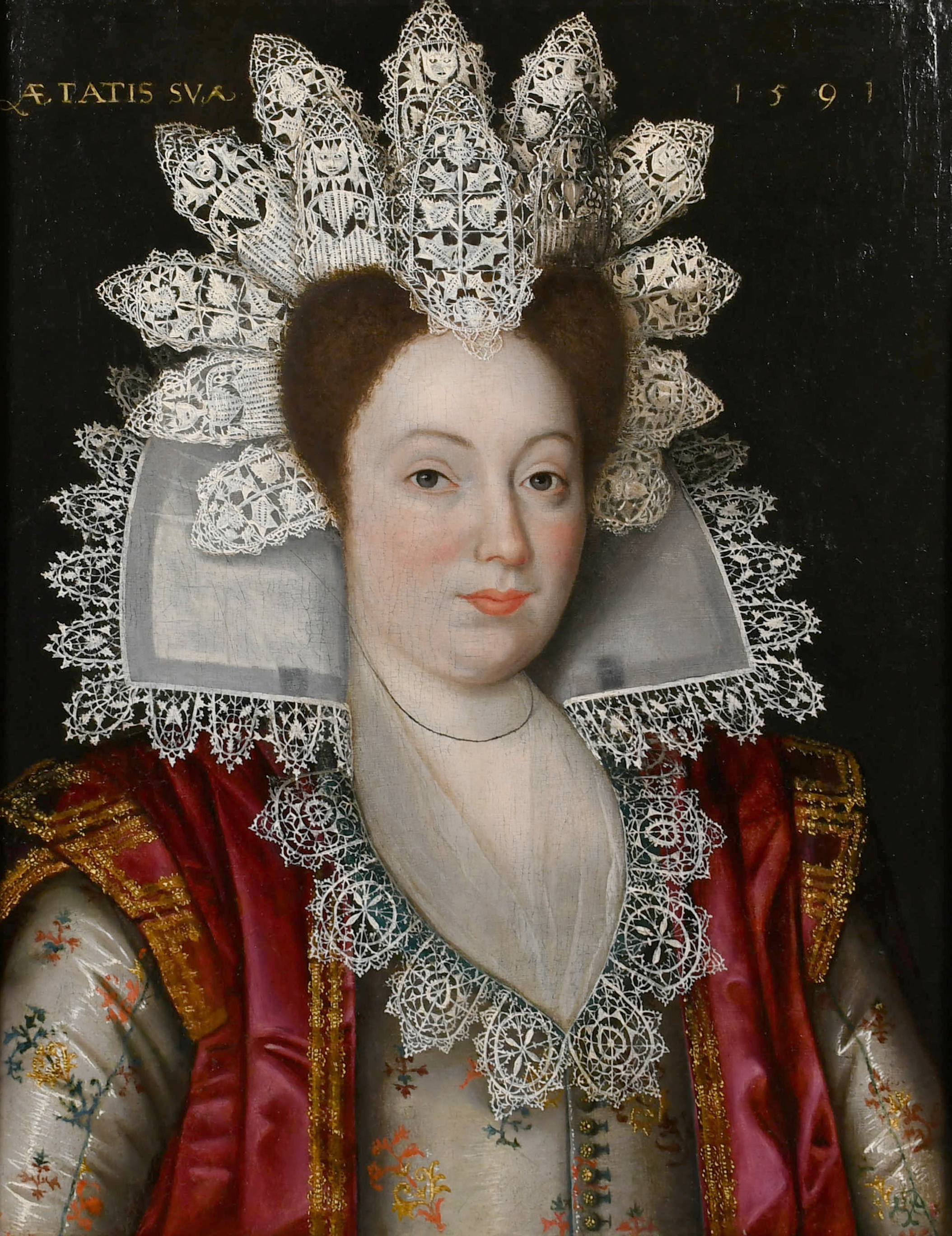Circle of Robert Peake: Portrait of a Noblewoman. Estimate: £30,000-£50,000