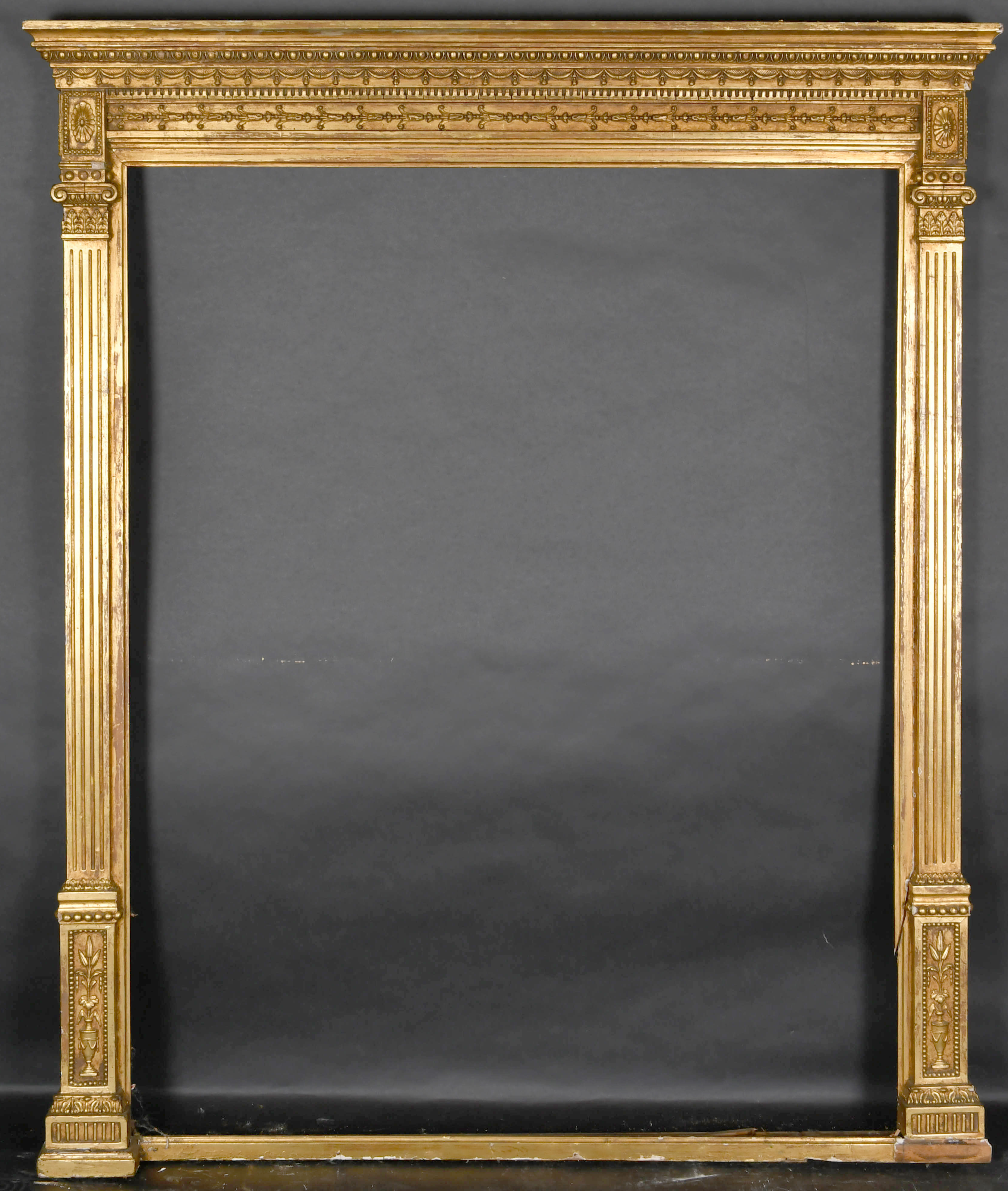19th Century English School. A Pre-Raphaelite Gilt Composition Frame. Estimate: £400-£600