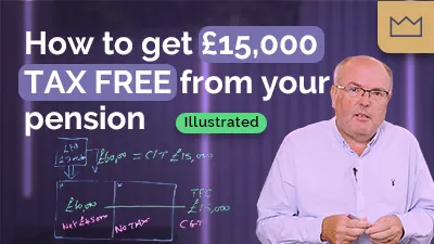 Over 55? How to yearly get £15,000 tax free from your pension with a Limited Company. Illustrated