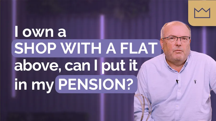 I Own a Shop with a Flat Above, Can I Put It into My Pension?