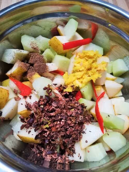 kaktugi de chouchou et poire