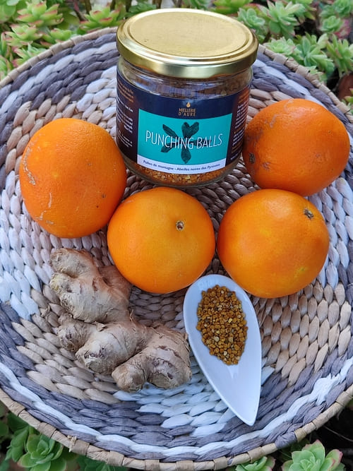 Ingrédients pour du jus d'oranges lacto-fermenté