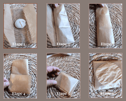 Péparation gâteau de riz fermenté à la banane