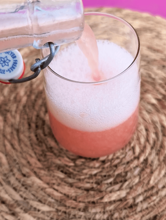 Pétillant de pastèque au levain de gingembre
